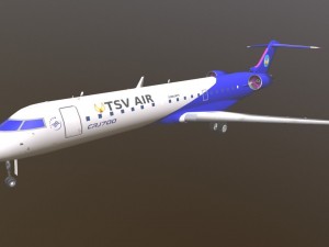 Aircraft bombardier crj-700 3D मॉडल