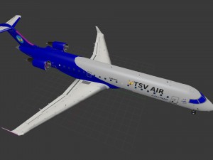 Aircraft bombardier crj-700 Modèle 3D