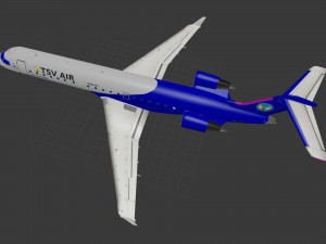 Aircraft bombardier crj-700 Modèle 3D