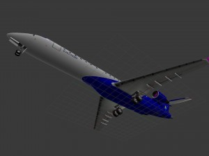 Aircraft bombardier crj-700 Modèle 3D