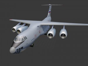 Aircraft il-76md-90a 3D मॉडल