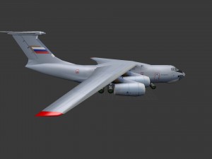 Aircraft il-76md-90a 3D मॉडल