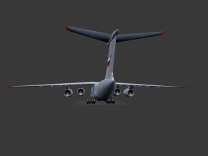 Aircraft il-76md-90a 3D मॉडल
