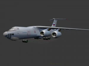 Aircraft il-76md-90a 3D Model