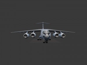 Aircraft il-76md-90a 3D मॉडल