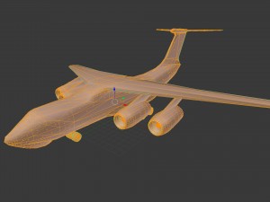 Aircraft il-76md-90a 3D मॉडल