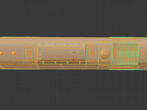 Soviet locomotive m62 train 3D Model