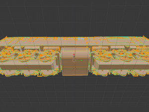 Soviet locomotive m62 train 3D Model