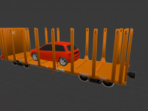 wagon platform 13-198-02 3Dモデル