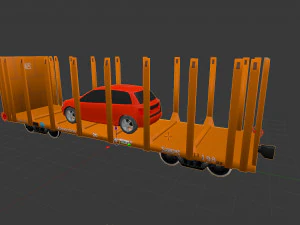 wagon platform 13-198-02 3D Model