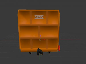 wagon platform 13-198-02 3D Model