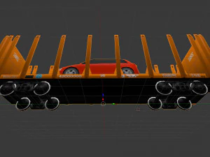 wagon platform 13-198-02 3D Model