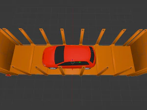 wagon platform 13-198-02 3D Model