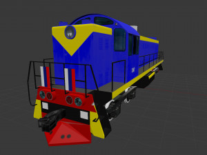shunting locomotive tem2 3D 模型