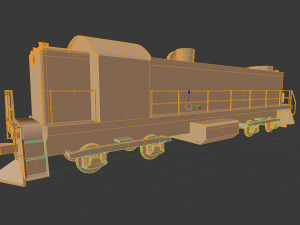 shunting locomotive tem2 3D 模型