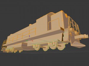 shunting locomotive tem2 3D 模型