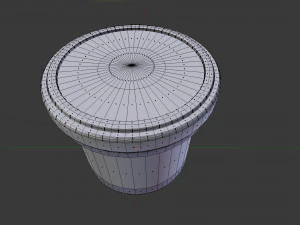 Glass jar with boilies for fishing 3D Model