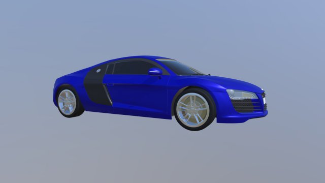 audi r8 3D मॉडल .c4d .max .obj .3ds .fbx .stl .blend 