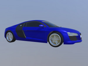 audi r8 3D मॉडल