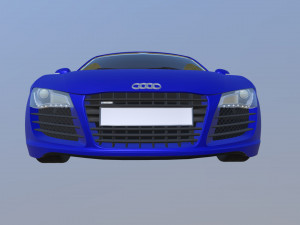 audi r8 3D मॉडल