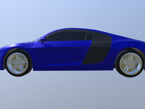 audi r8 3D मॉडल