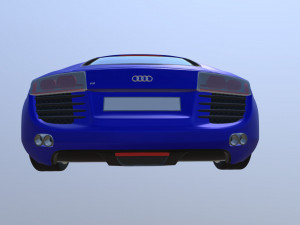 audi r8 3D मॉडल