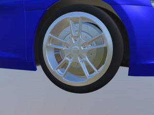 audi r8 3D मॉडल