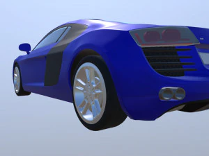 audi r8 Modello 3D