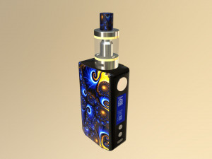 Vape tsv boxmod e-cigarette 3D मॉडल
