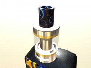 Vape tsv boxmod e-cigarette Model 3D