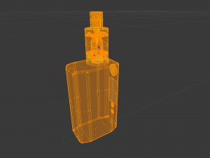 Vape tsv boxmod e-cigarette Model 3D