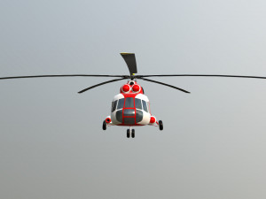 Helicopter mi-8 fd 3D 모델