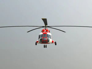 Helicopter mi-8 fd 3D Model