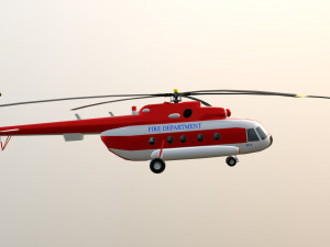 Helicopter mi-8 fd 3D 모델