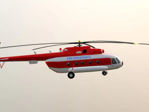 Helicopter mi-8 fd 3D Model