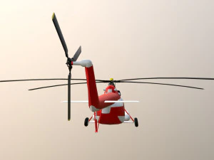 Helicopter mi-8 fd 3D Model