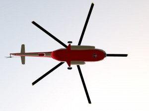 Helicopter mi-8 fd 3D 모델