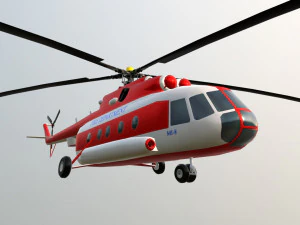 Helicopter mi-8 fd 3D Model