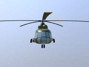 Mi-8 helicopter 3D 模型