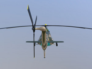 Mi-8 helicopter 3D 模型