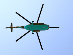Mi-8 helicopter 3D 模型