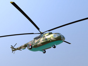 Mi-8 helicopter 3D 模型