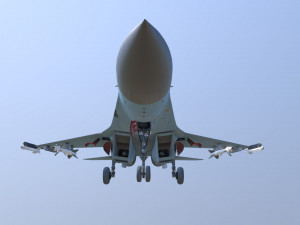Aircraft sukhoi su-35s 3D मॉडल