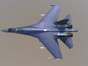 Aircraft sukhoi su-35s 3D मॉडल