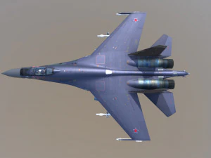 Aircraft sukhoi su-35s 3D Model