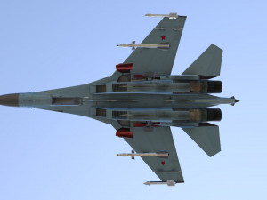 Aircraft sukhoi su-35s 3D मॉडल