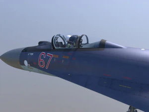 Aircraft sukhoi su-35s 3D Model