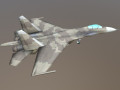 aircraft su-27 3D Modell
