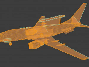 Boeing 737 aewc 3D Model