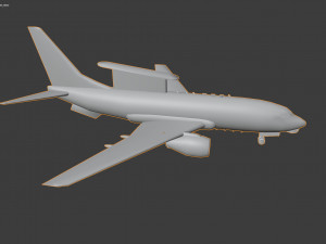 Boeing 737 aewc 3D Model